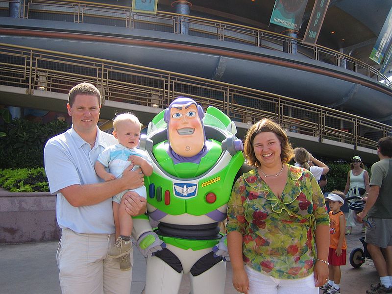 Vi mdte Buzz Lightyear